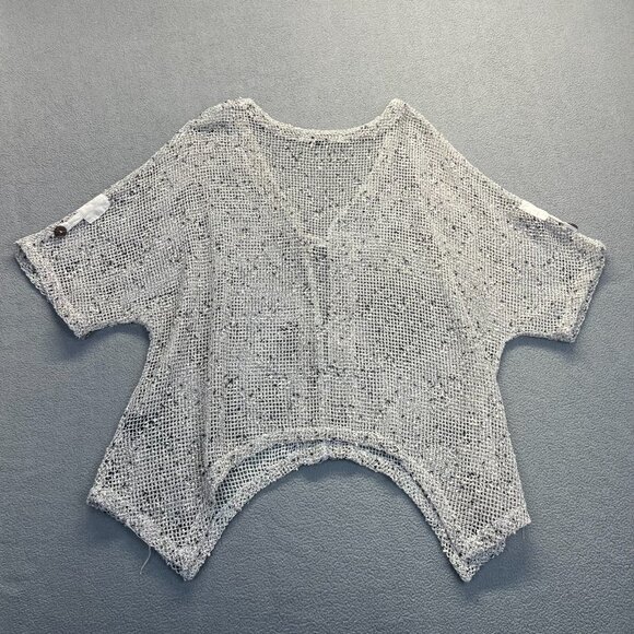 1X Gypsy‎ Boho Hippie Open Front Open Weave Jacket from Mirror Image Women's - Picture 2 of 11